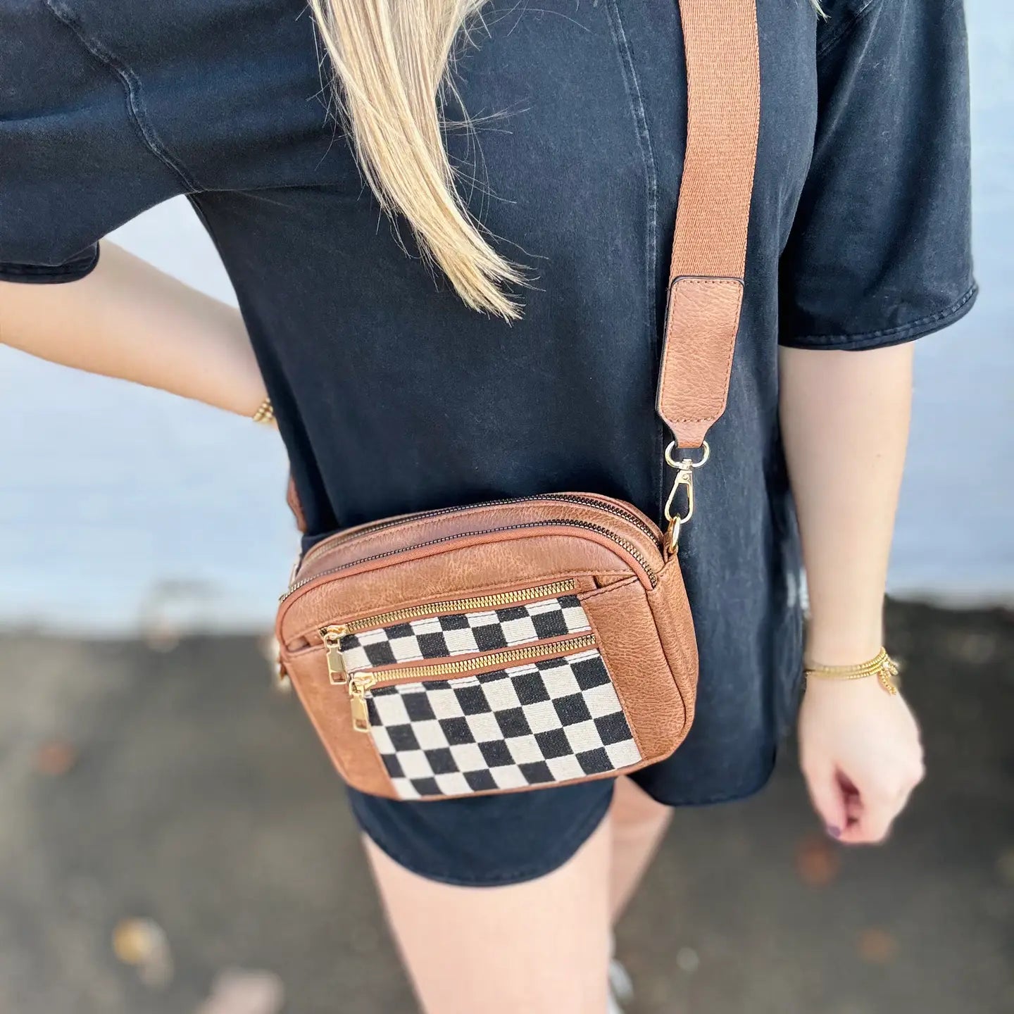 Checkmate Crossbody Bag