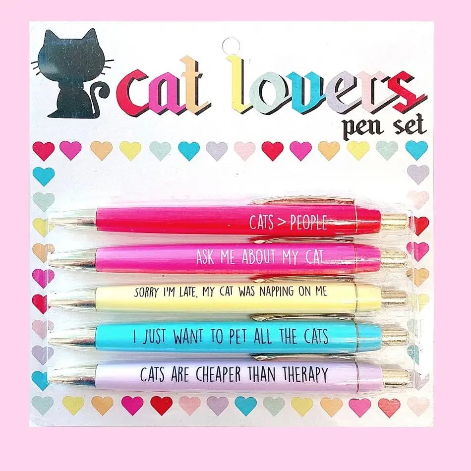Cat Lovers Pen Set