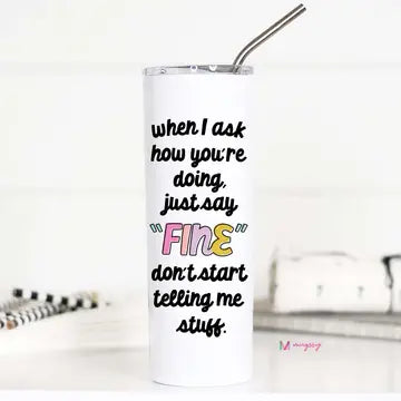 Sassy Tall Travel Cup
