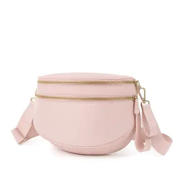 Oversized Double Zip Crossbody Bag